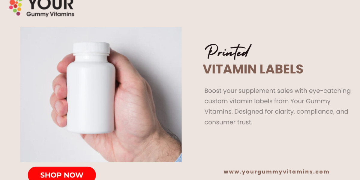 Custom Vitamin Labels That Help Brands Build Trust at First Glance