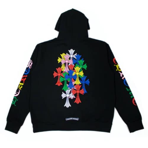 Chrome Hearts Multi Color Cross Cemetery Hoodie || Amazing Quality