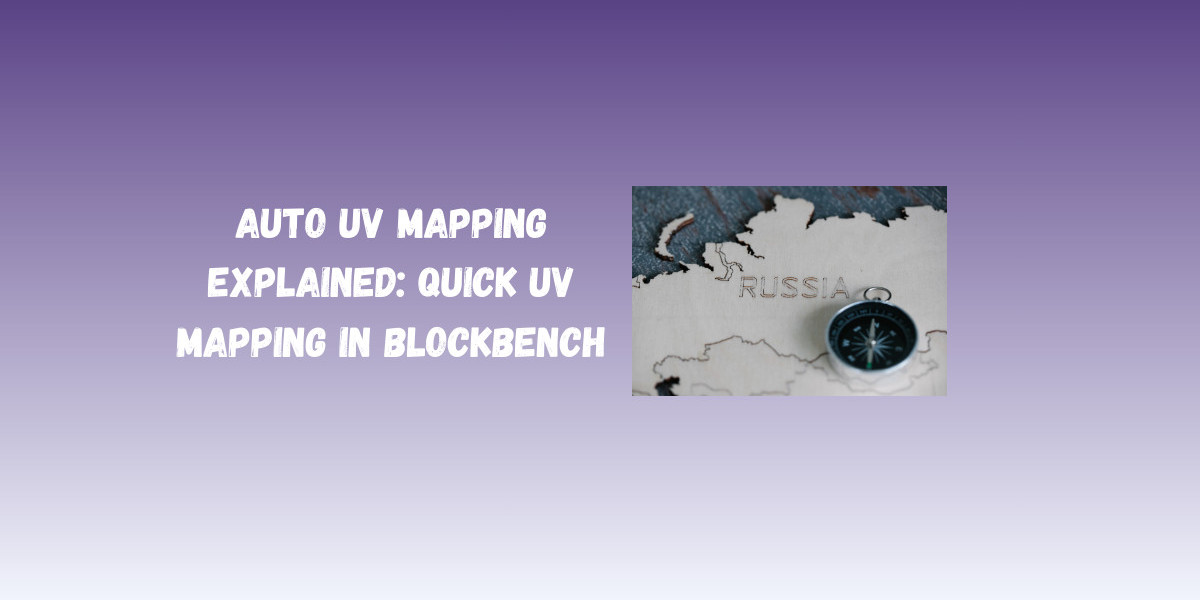 Auto UV Mapping Explained: Quick UV Mapping in Blockbench