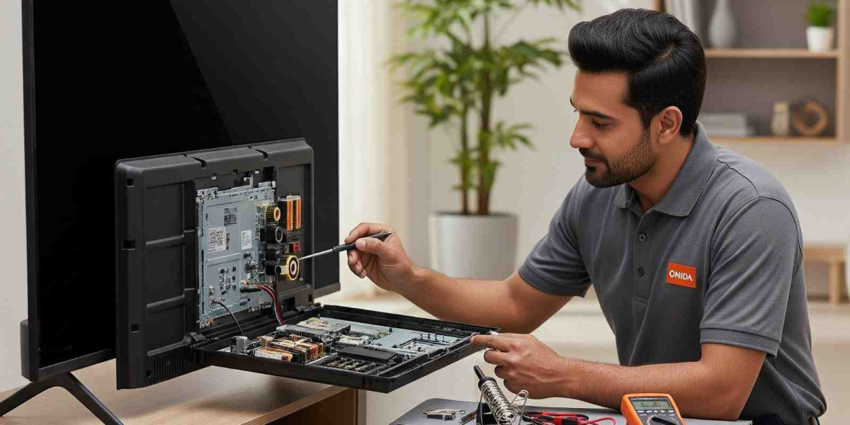 Can Onida TV Service Center fix screen or display issues?