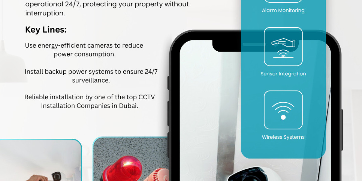 CCTV Installation Dubai How to Save Power and Keep Your System Running During Outages