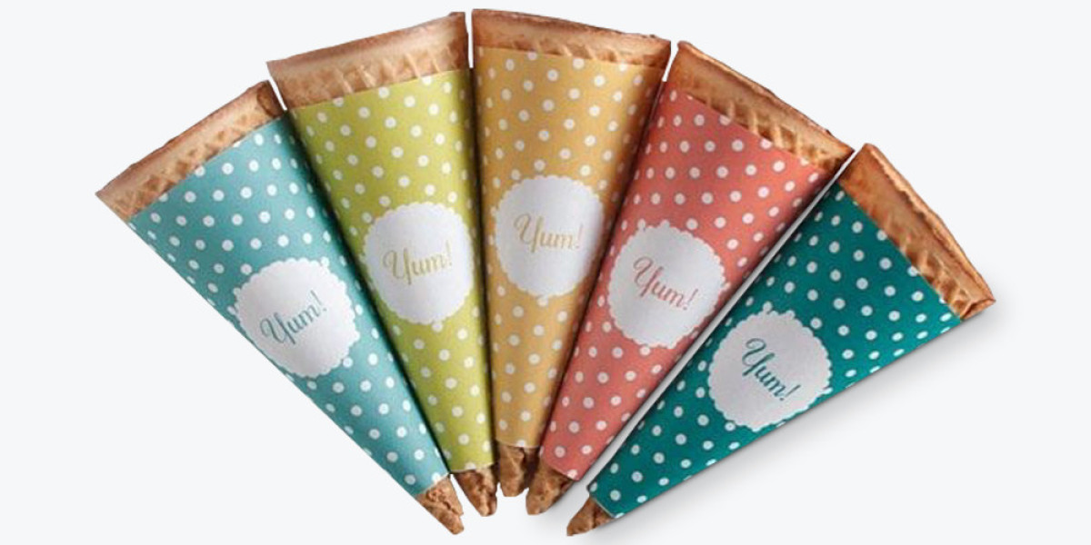 Custom Printed Cone Sleeves: Elevate Your Ice Cream Experience with Premium Packaging
