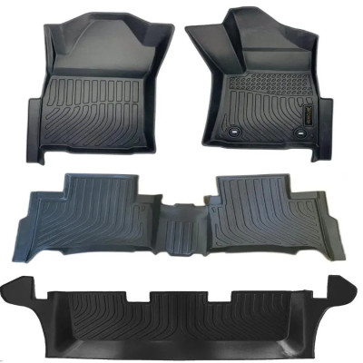 for Toyota Fortuner – 2015-2026 – GUN156R – 3 ROWS – 3D/5D All Weather Car Floor Mats – Right Hand D Profile Picture