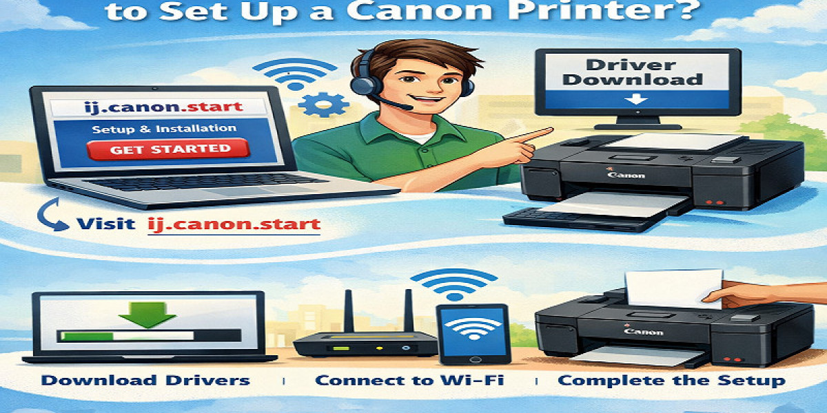 How Do I Use ij.canon.start to Set Up a Canon Printer?